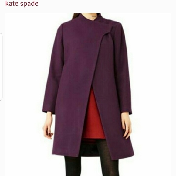 kate spade Jackets & Blazers - Kate Spade Saturday Burgundy / Oxblood coat